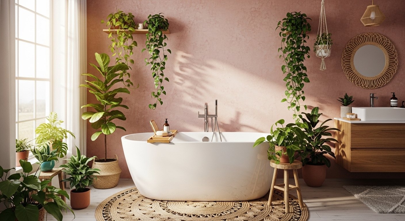 15 Cool Boho Bathroom Design Decor