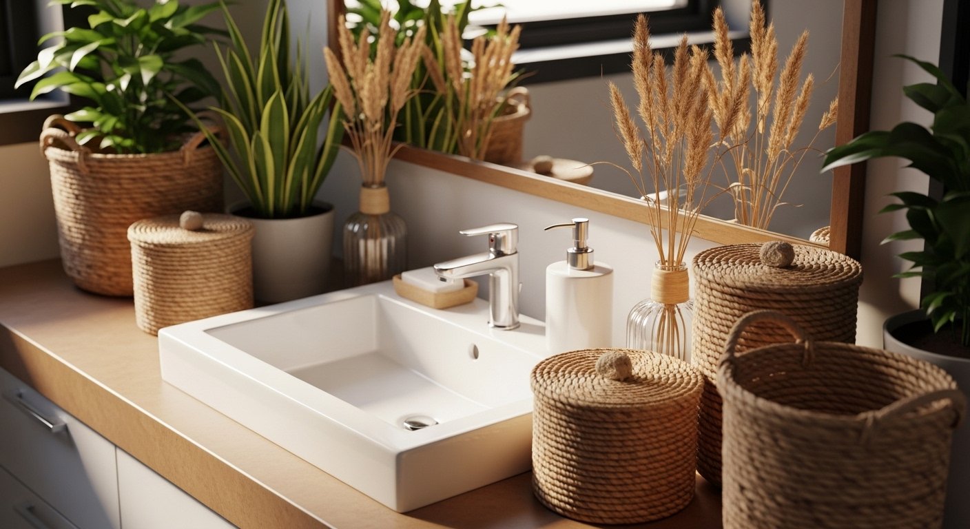 10 Easy Boho Bathroom Sink Decor