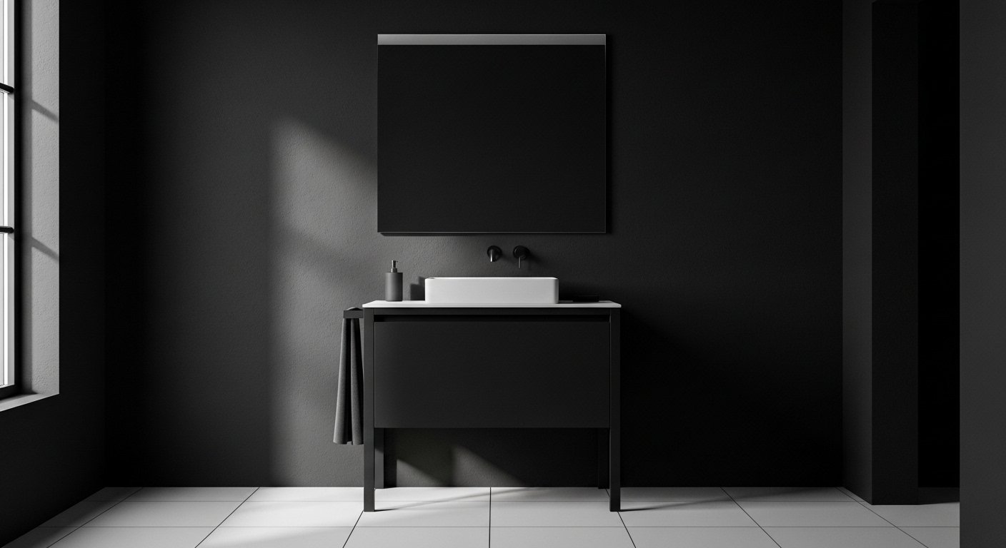20 Easy Black Bathroom Decor Aesthetic