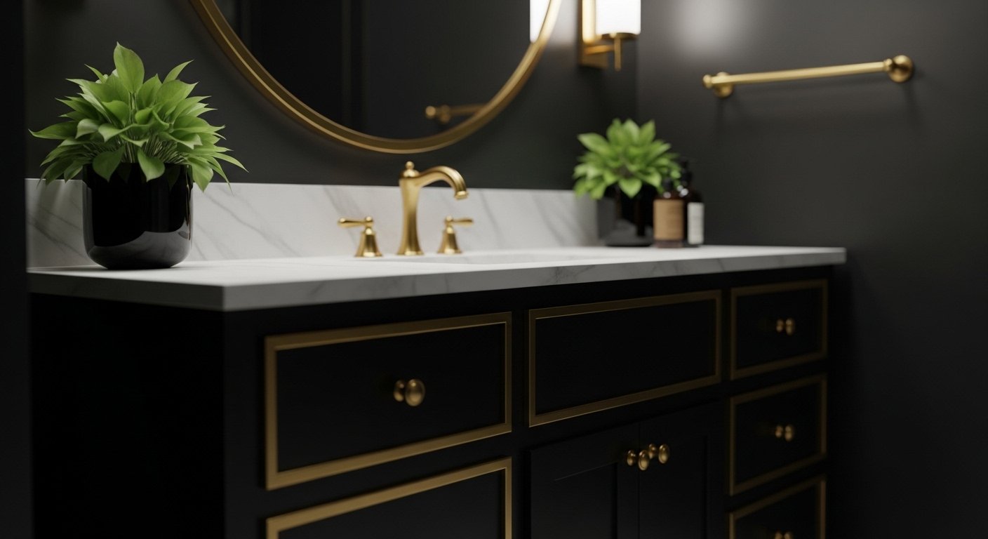 10 Cool Black Bathroom Decor Ideas