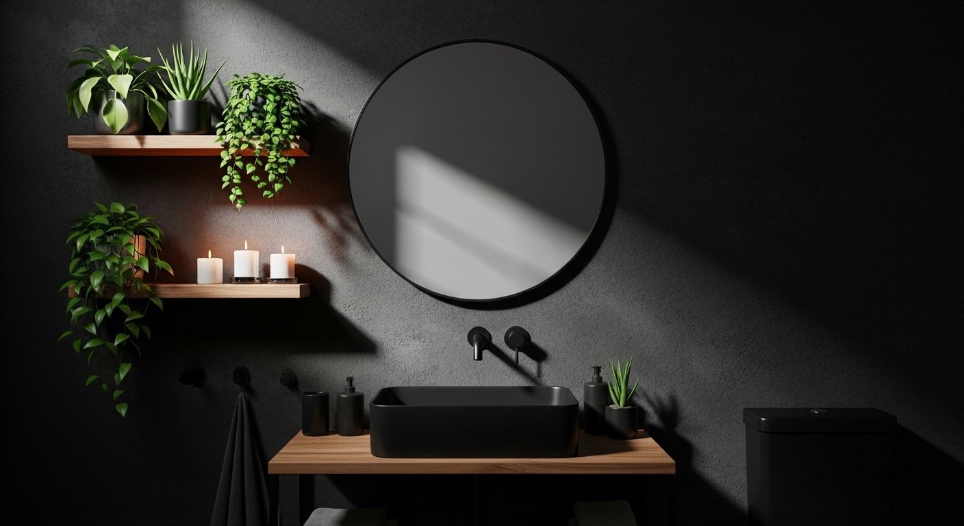10 Best Boho Black Bathroom Decor
