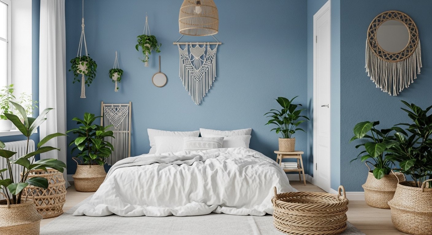 20 Easy Boho Blue Room Decor