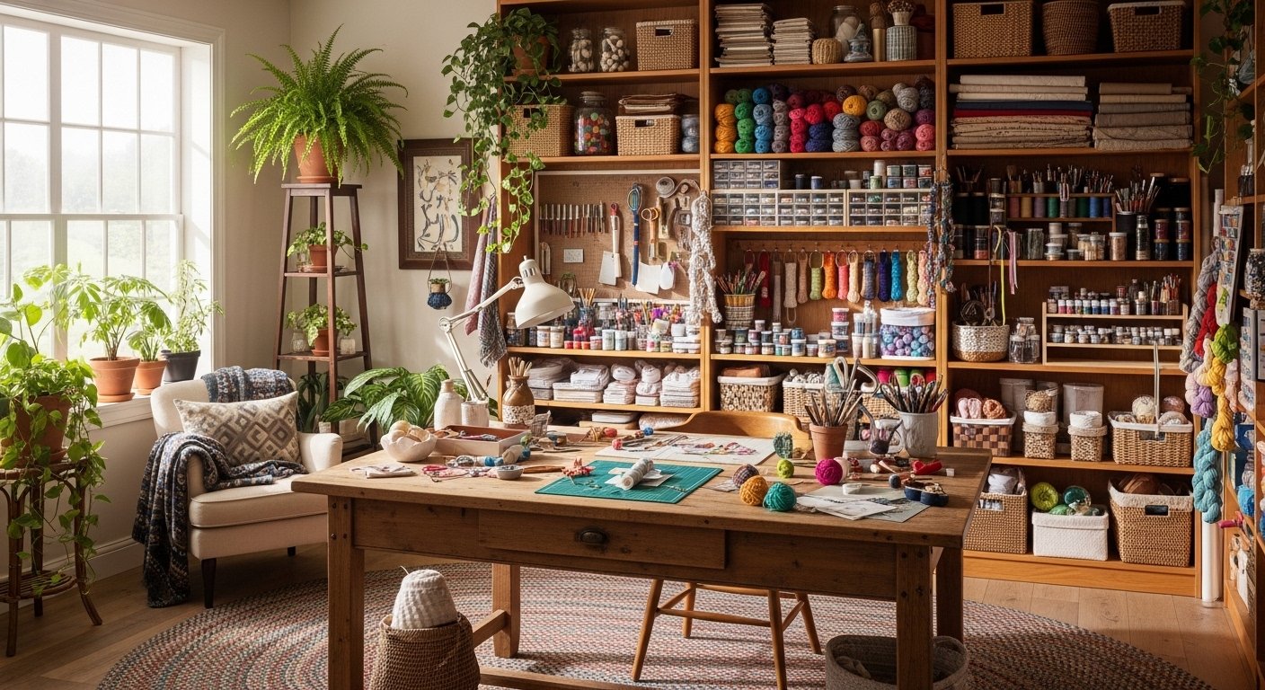 10 Quick Craft Room Decor Aesthetic