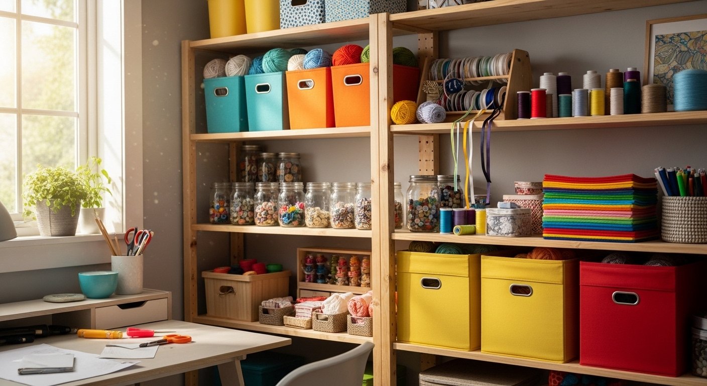 15 Easy Craft Room Decor Diy