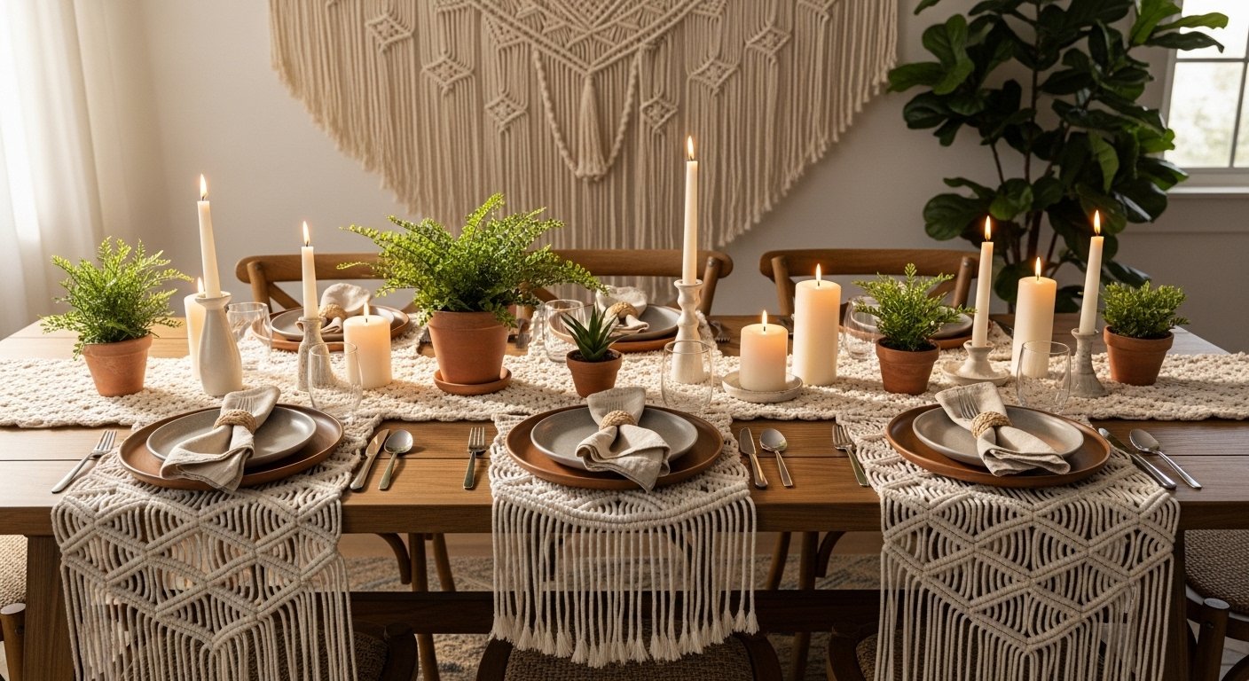25 Easy Boho Dining Table Decor