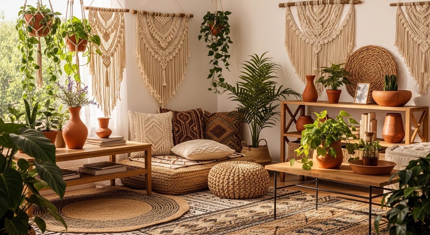 10 Fun Boho Earthy Home Decor