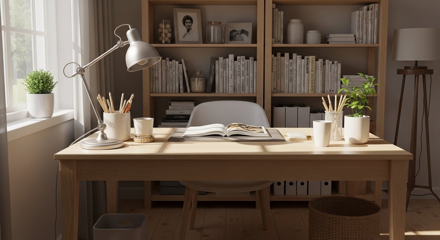 10 Cool Home Office Desk Aesthetic