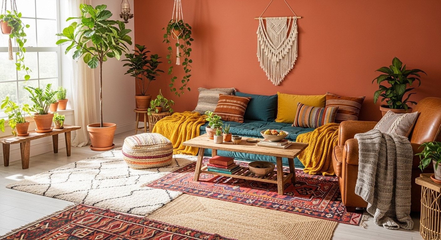 12 Easy Boho Home Colour Design