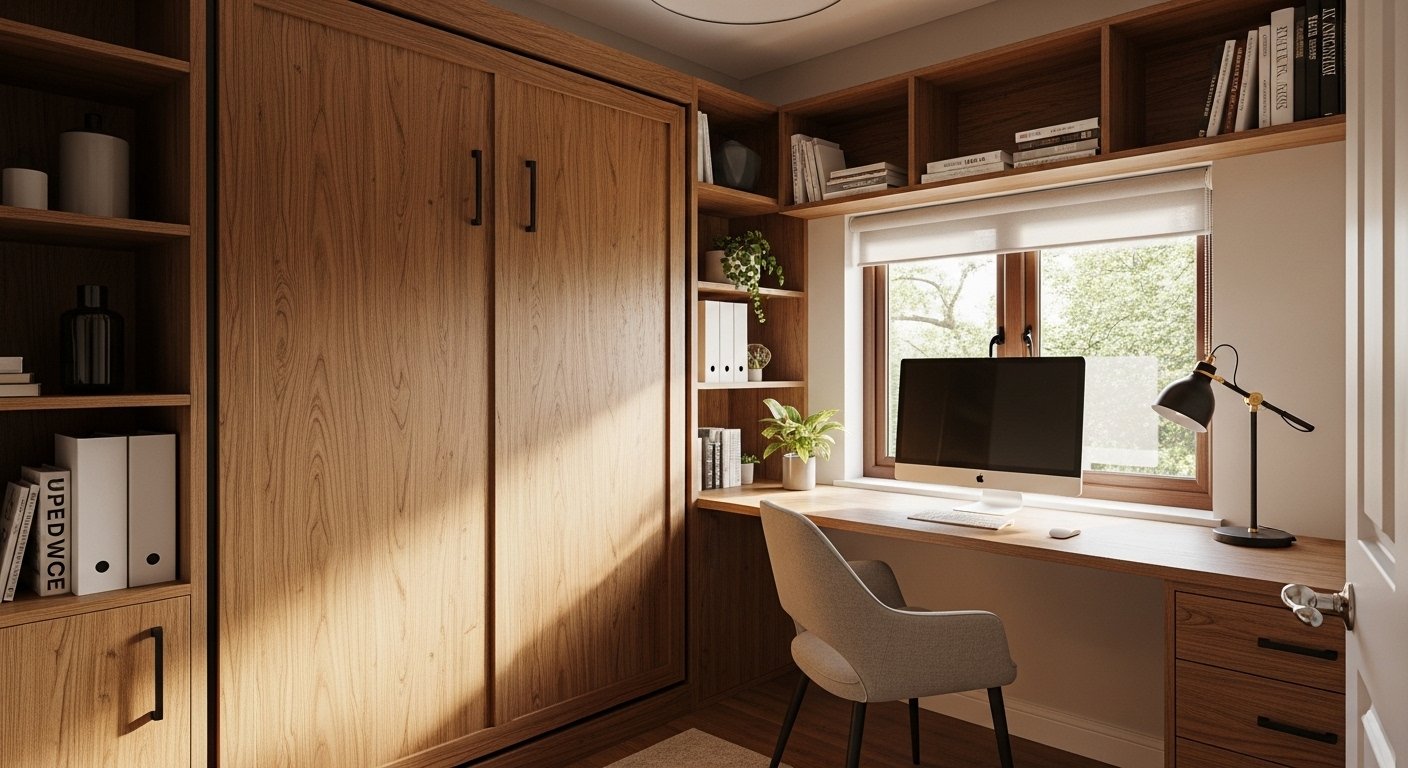 15 Top Small Home Office With Murphy Bed